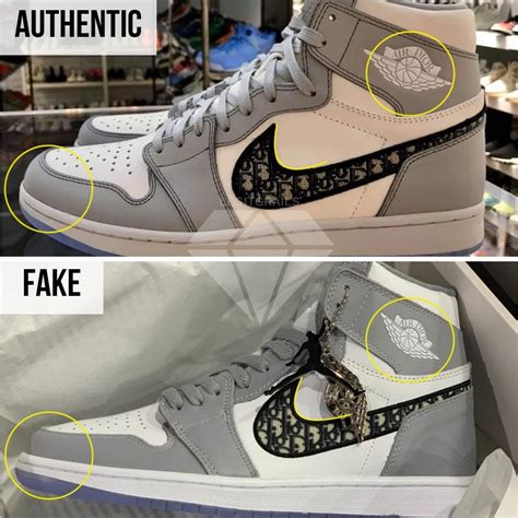 how to spot fake jordan 1 dior|air jordan dior price original.